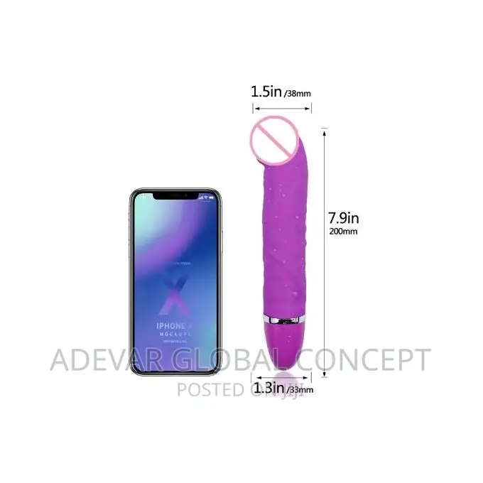 8 Inches 10 Speed Realistic Dildo Vibrator Women Sex Toy