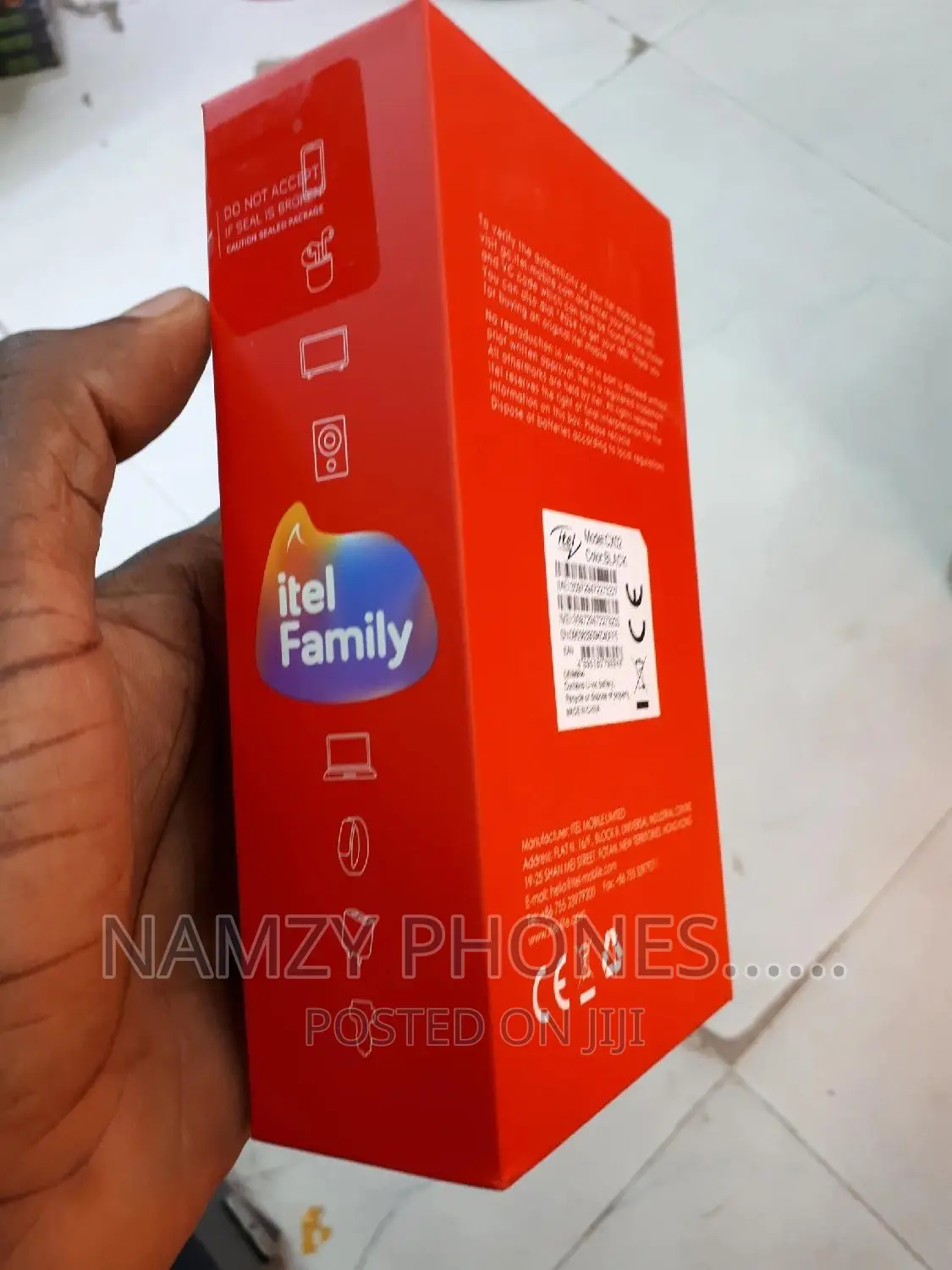 New Itel Circle 1 Black