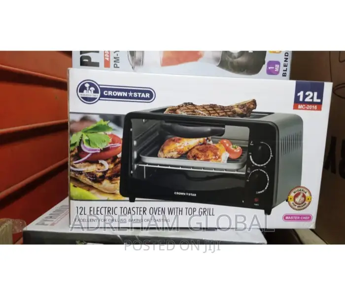 Masterchef(Crown Star) 12l Electric Oven With Top Grill.