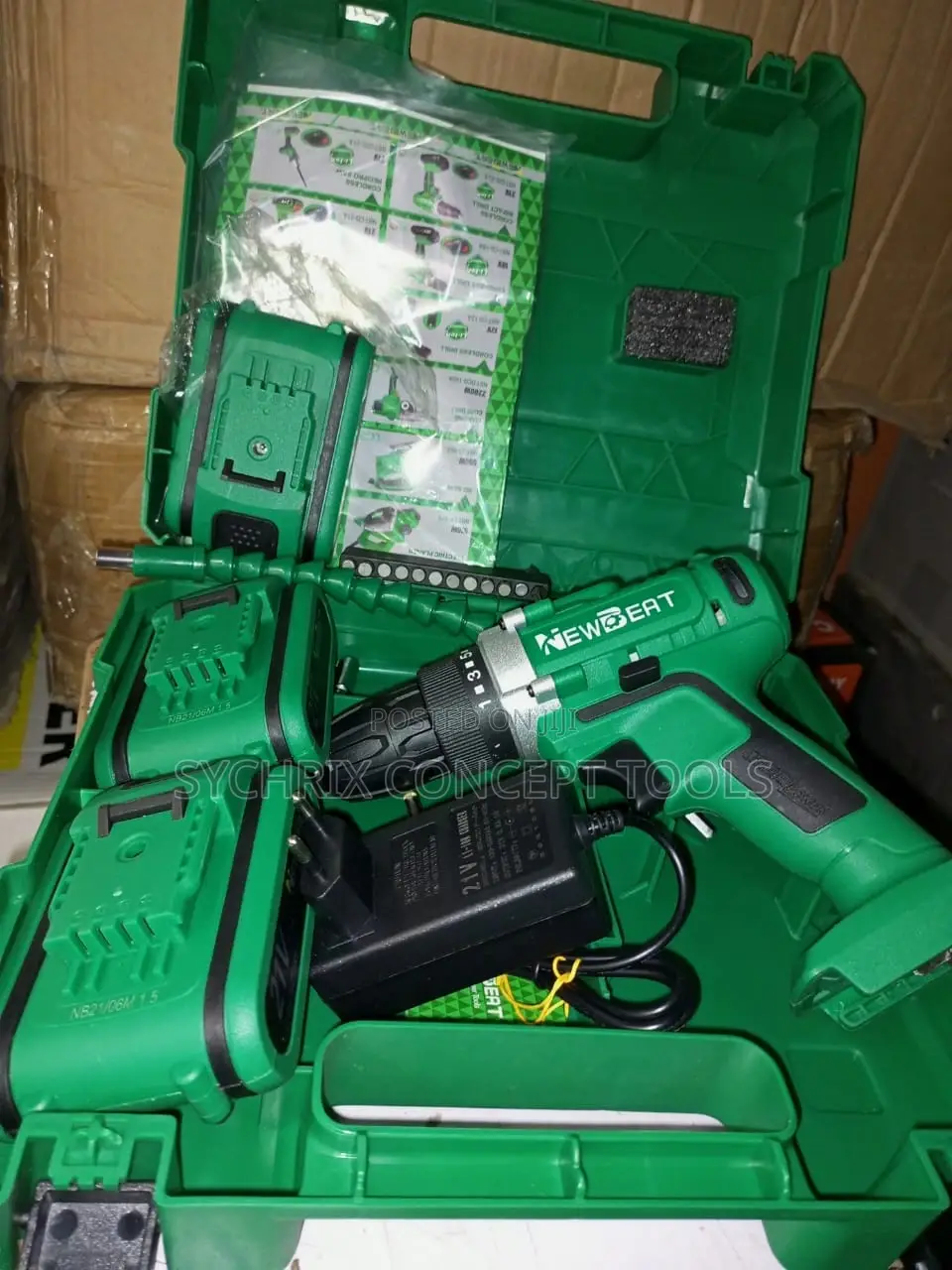 Cordless Drill With Two Batteries- 21