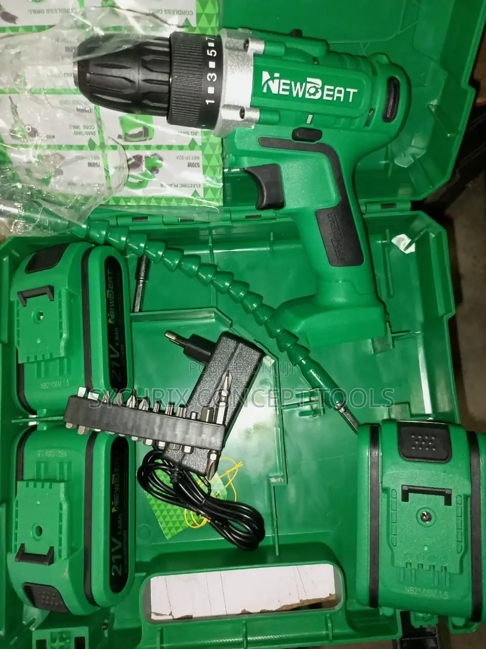 Cordless Drill With Two Batteries- 21