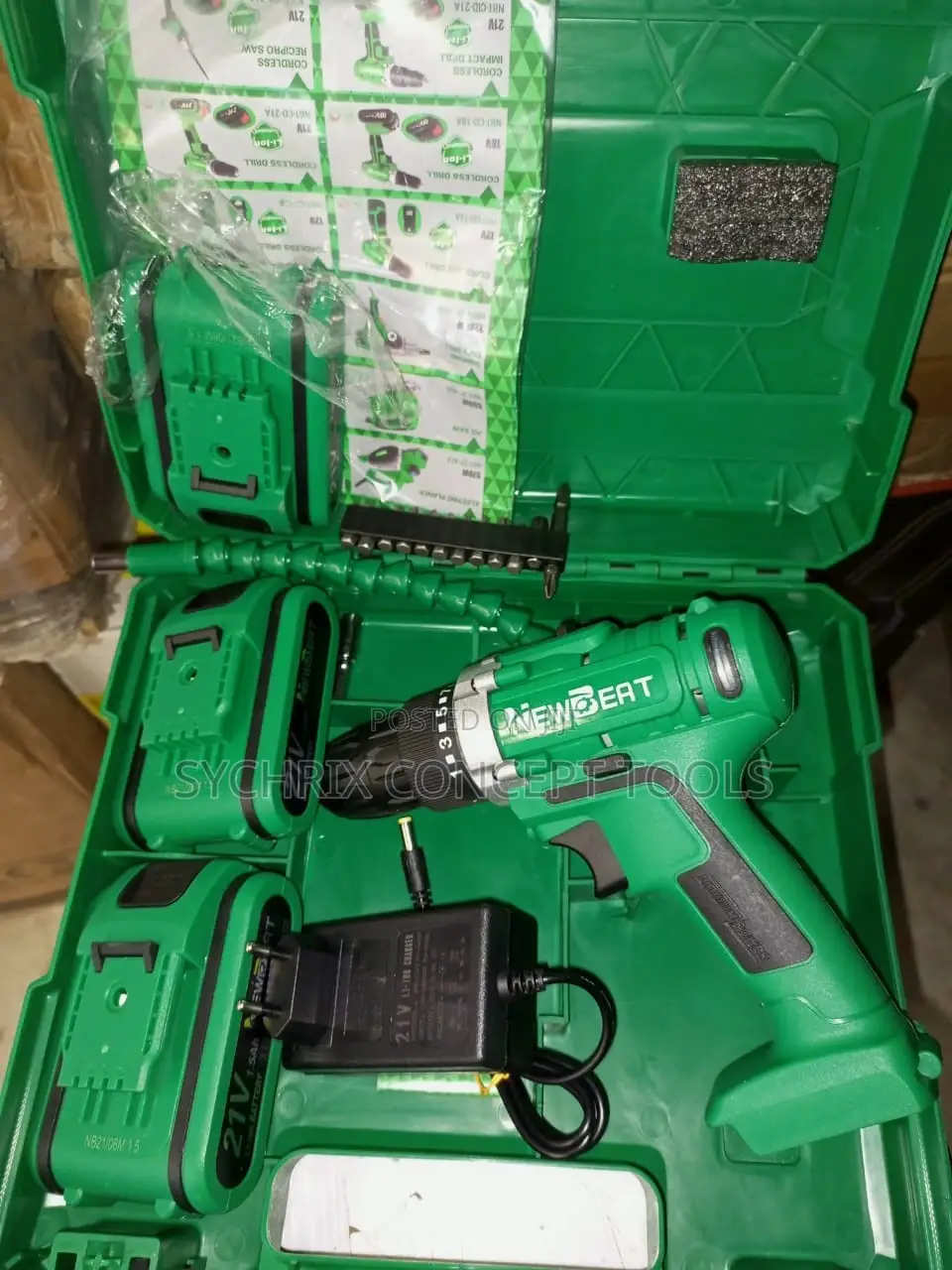 Cordless Drill With Two Batteries- 21