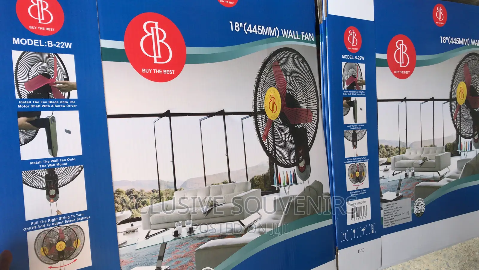 18” Btb (445mm) Wall Fan