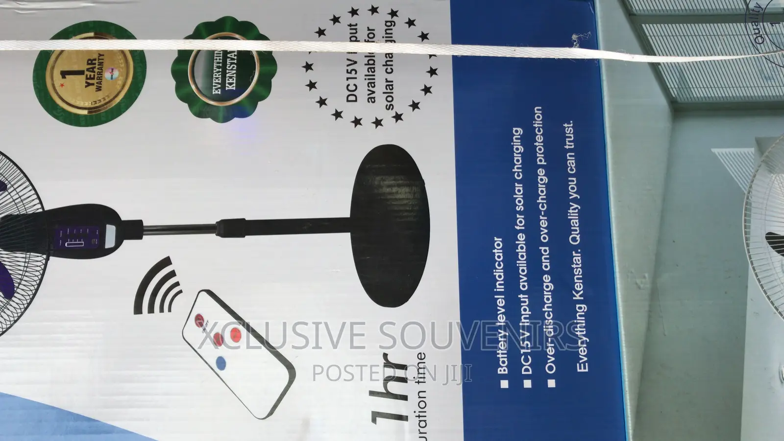 18” Kenstar Rechargeable Fan (Ks-18re)