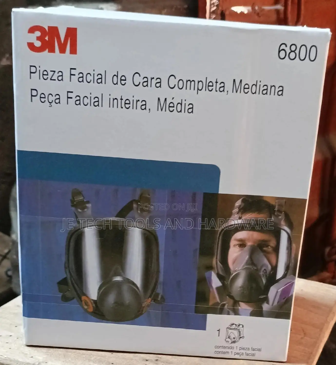3M 6800 Medium Full Facepiece Reusable Respirator NEW