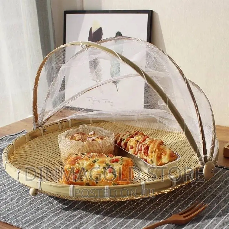 Fly-Proof Bamboo Basket