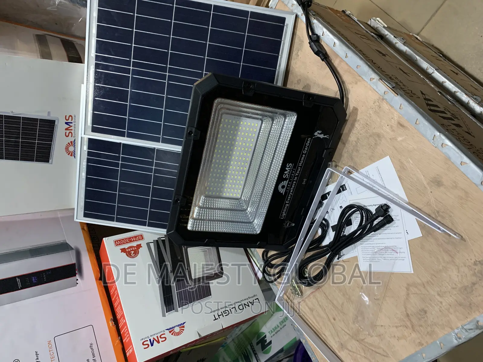 300w SMS Solar Flood Lights With 2yrs Warranty