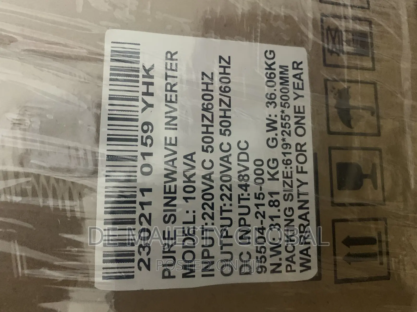 10kva 48v Yohako Pure Sine Wave Inverter
