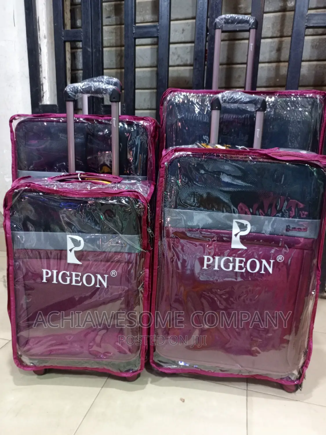 Set of 4 Quality Box With Anti Theft Zip Extra Bag Cover.