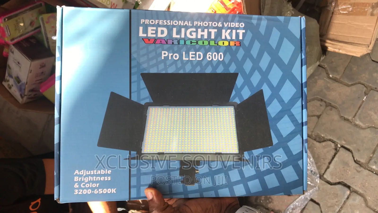 Professional Photo/Video Led Light Kit With Tripod Stand Pro Led 600
