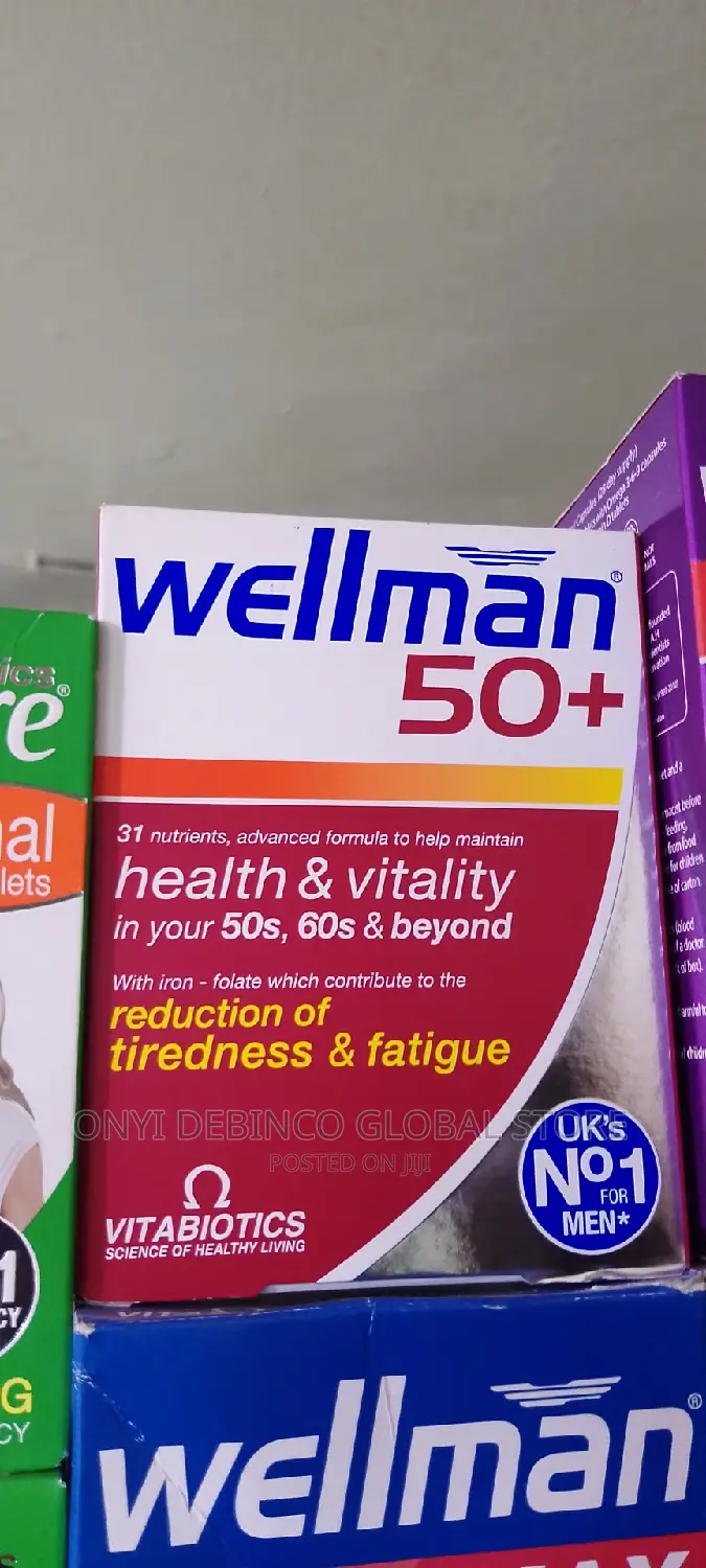 Vitabiotics Wellman 50+ Vitamin Mineral Supplement 30 Tabs