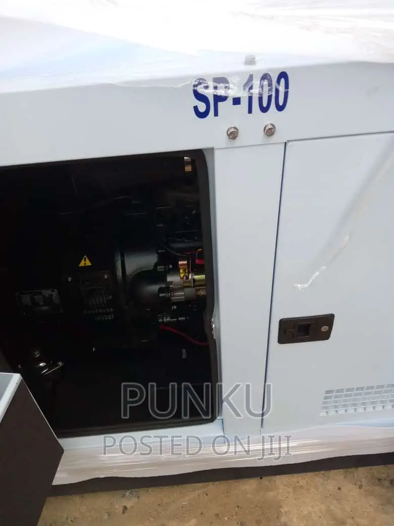 100 KVA Perkins Sound Proof Diesel Generator 100%