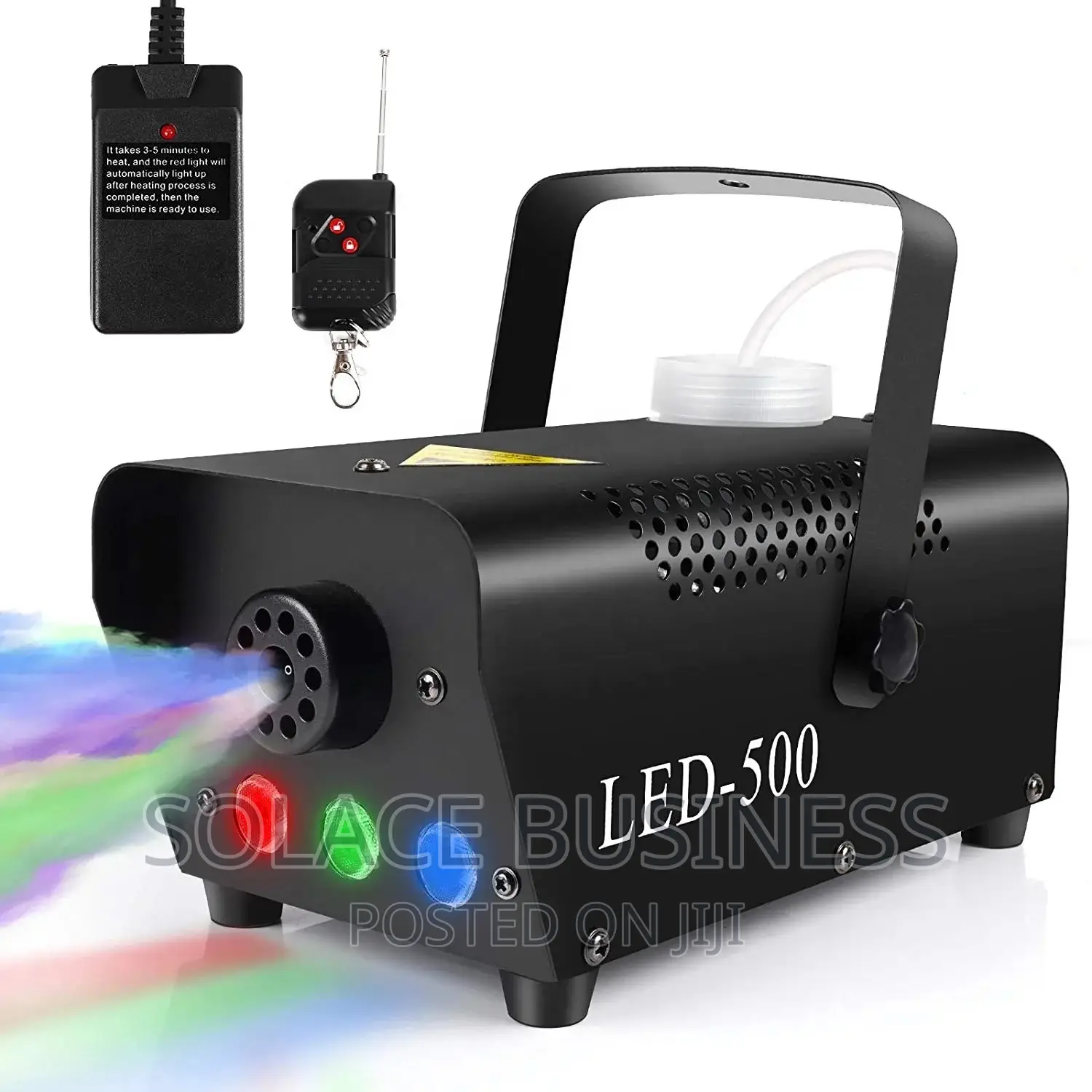 500W Fog Machine Smoke RGB + Remote Control DJ Stage