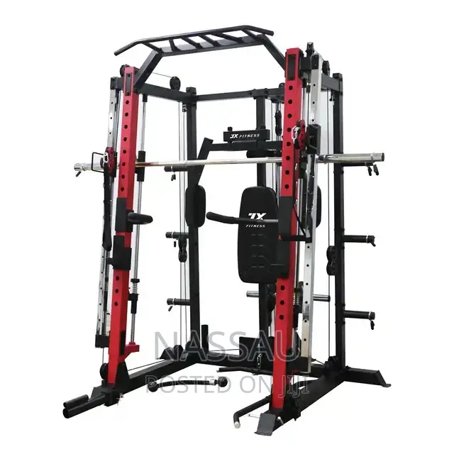 Jx Fitness Gantry Multi-Fun Smith Machine +Cable Crossover