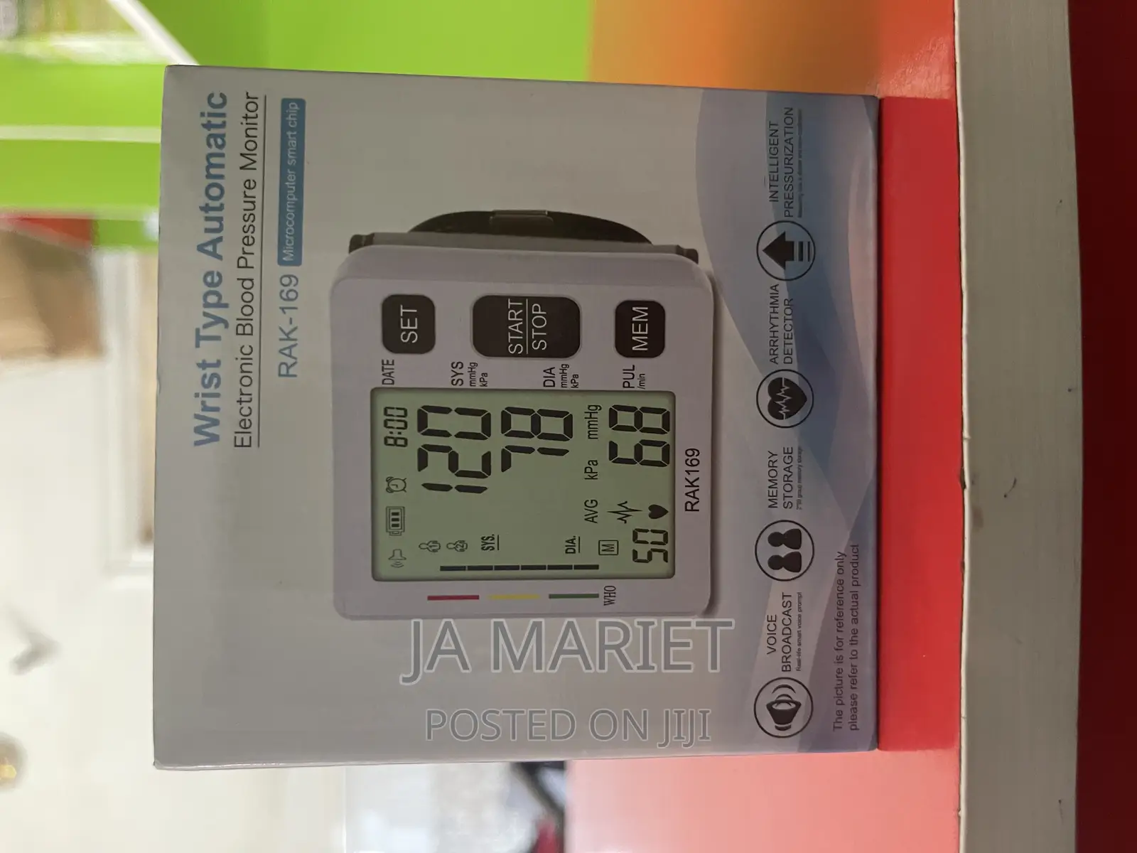 Wrist Electronic Blood Pressure Monitor