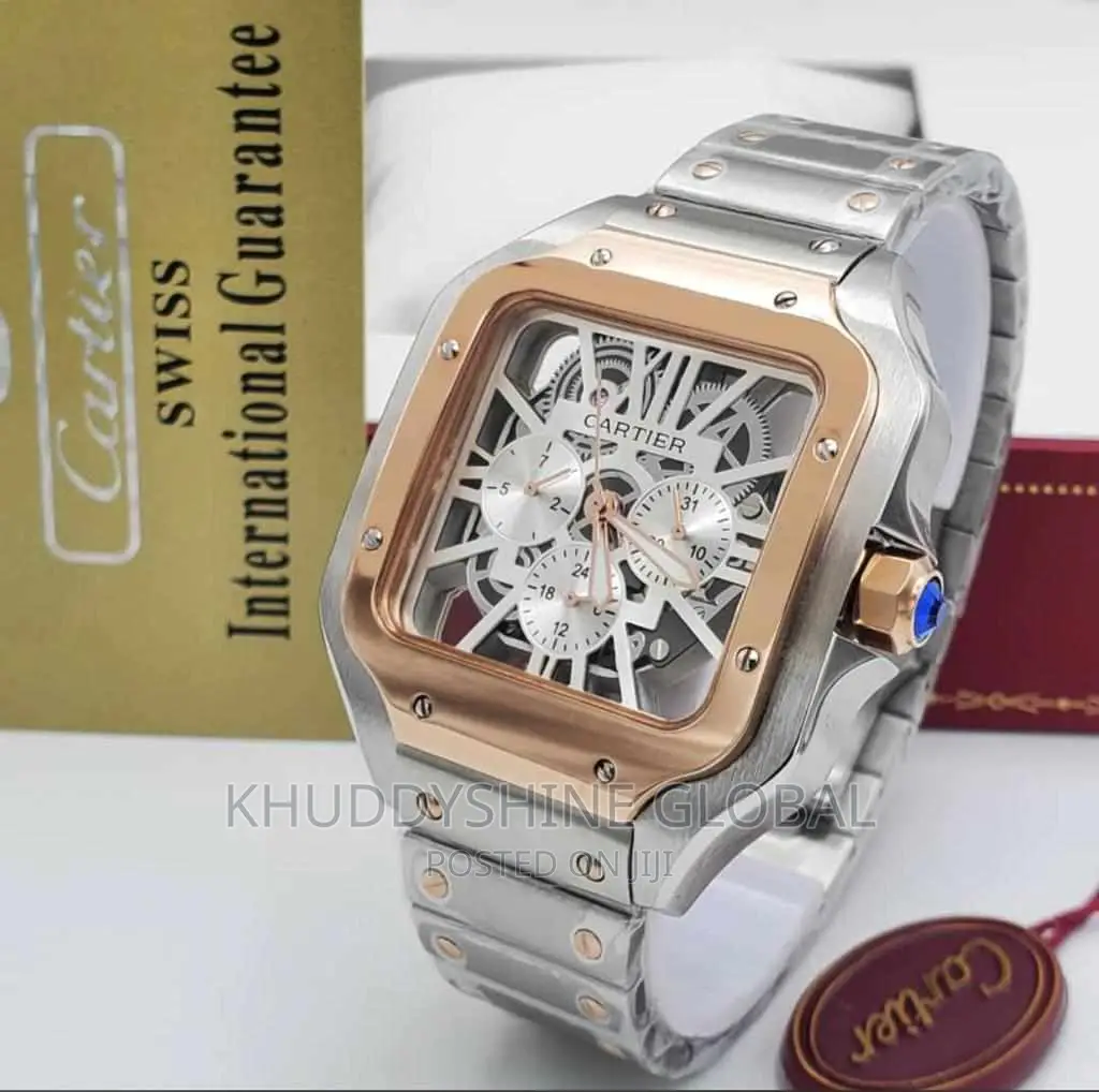 Original Santos Carrier Skeleton Watch