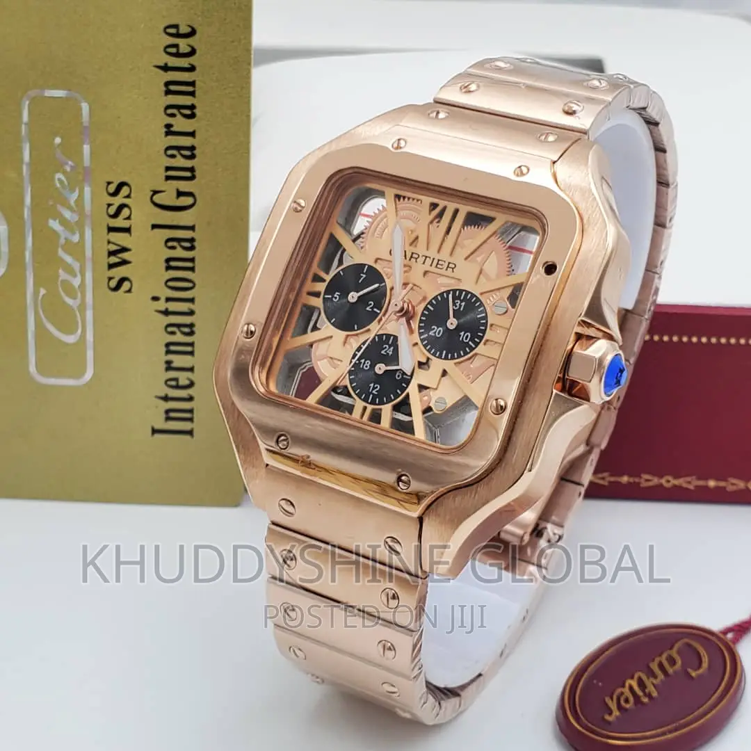 Original Santos Carrier Skeleton Watch