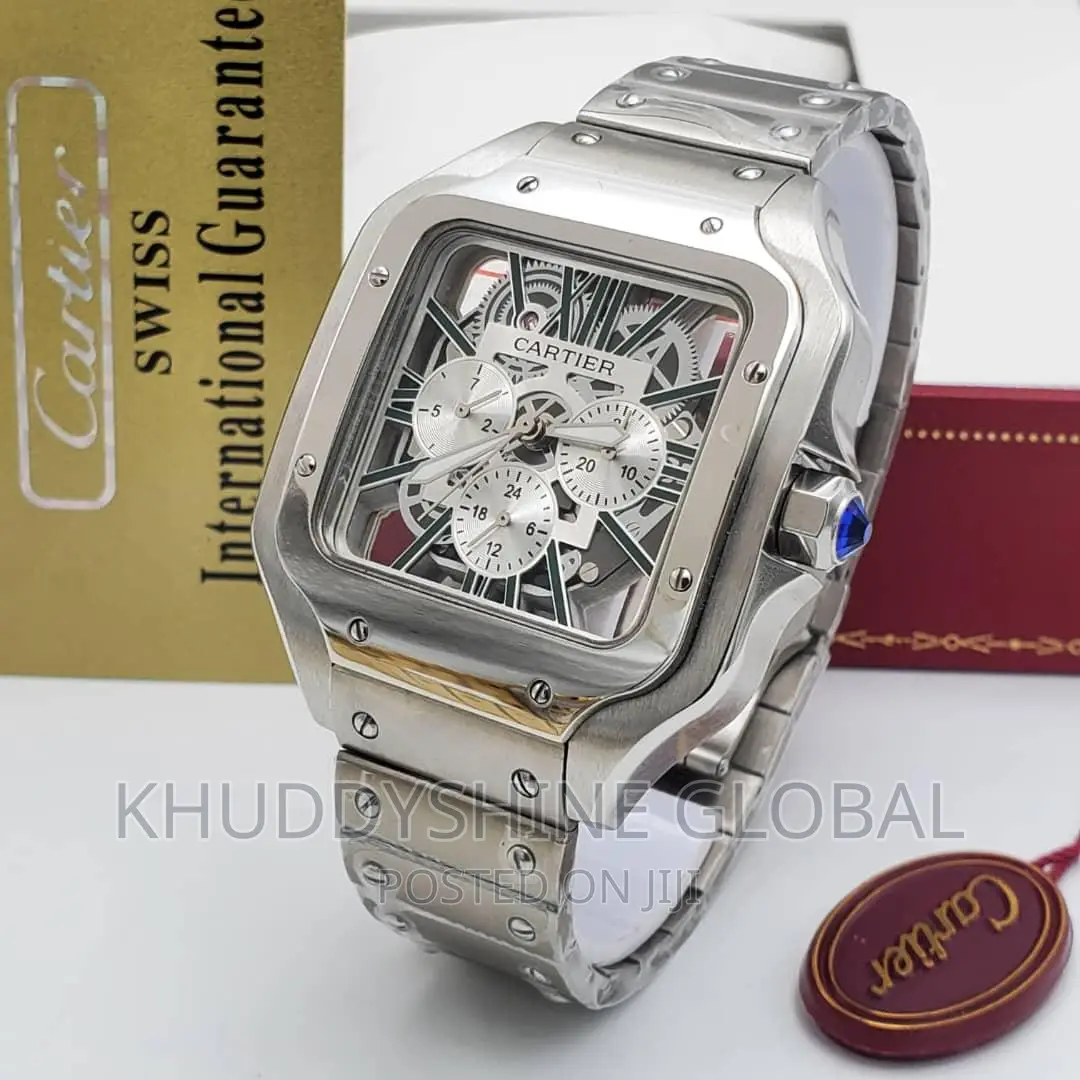 Original Santos Carrier Skeleton Watch