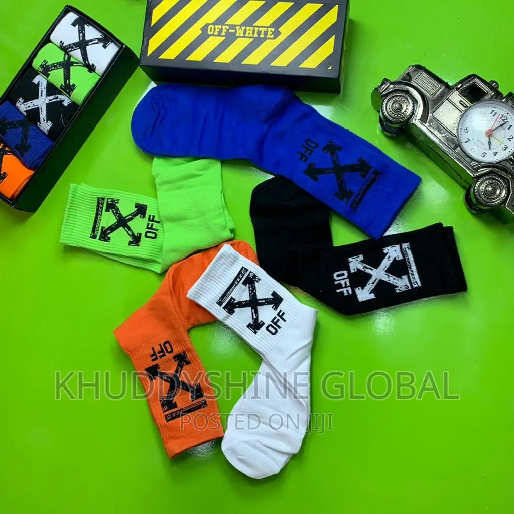 Designer 5 Pieces Set Socks Available Color Varies