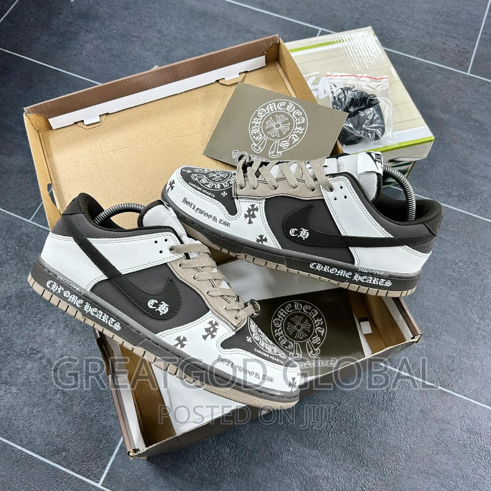 *New Chrome Hearts X Nike Dunk Low Concepts Sneakers•*