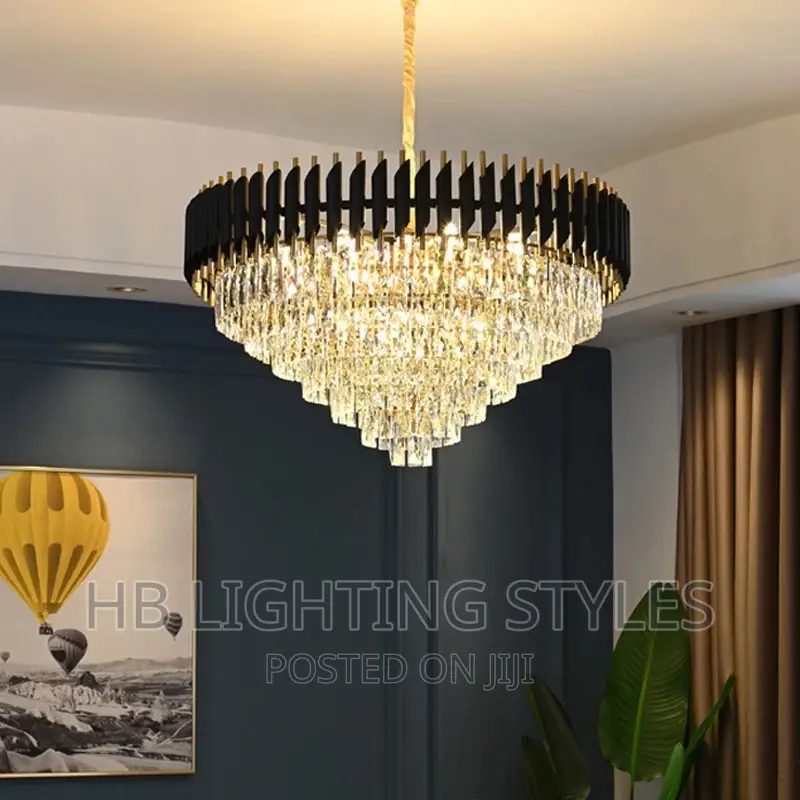600mm Modern Luxury LED Crystal Light