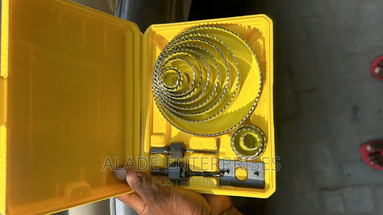16pcs/Set Yellow Hole Saw Drill Bit Kit Wood Sheet Metal
