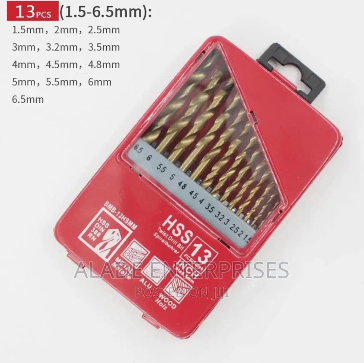 DLTC HSS Twist Drill Bit Set 25 PCS