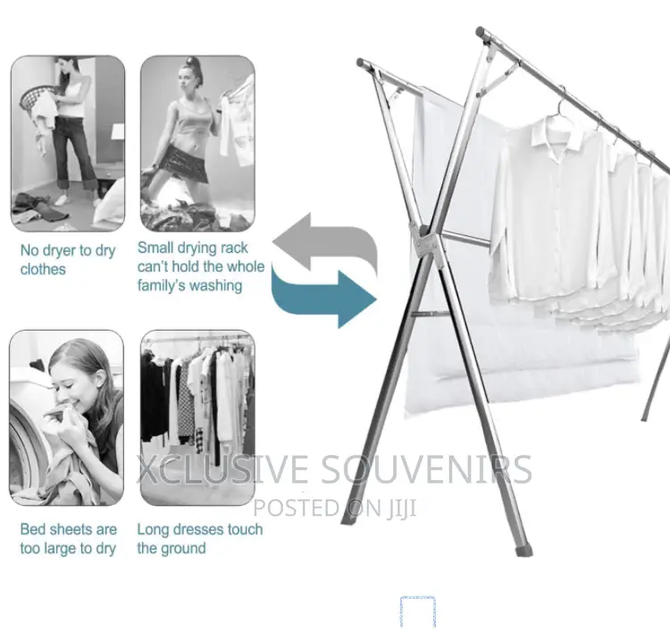 95 Inches Heavy Duty Stainless Steel Laundry Drying Rack