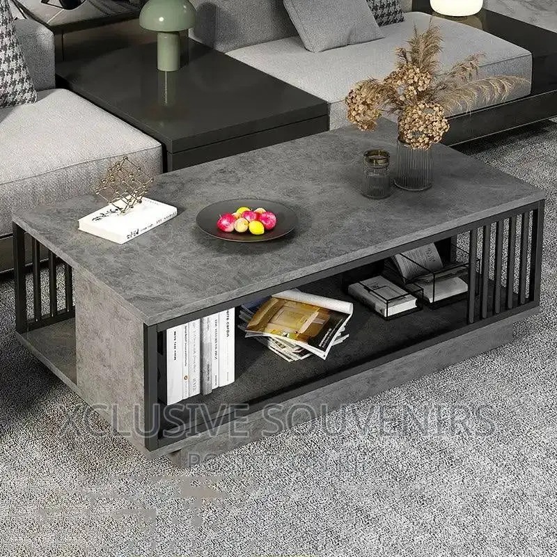 Double Layers Nordic Center Table