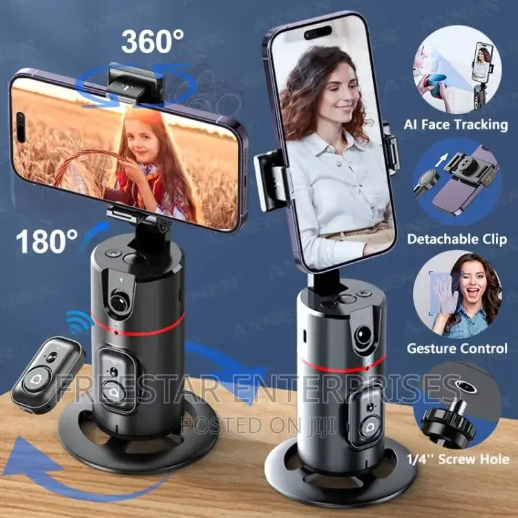 P02 Auto Face Tracking Gimbal 360° Rotation Phone Holder