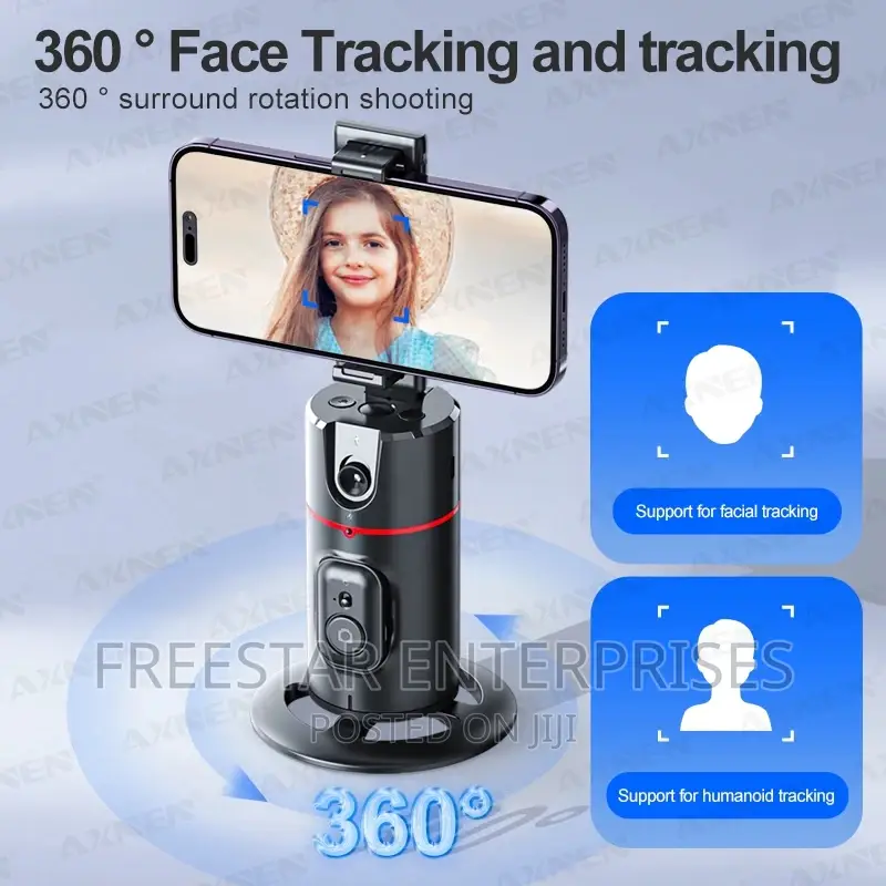 P02 Auto Face Tracking Gimbal 360° Rotation Phone Holder