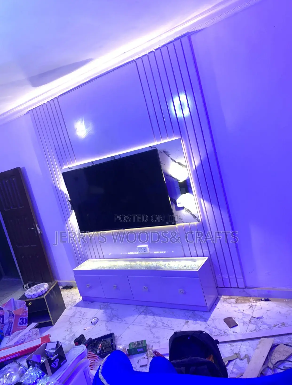 Wall Tv Console Stand