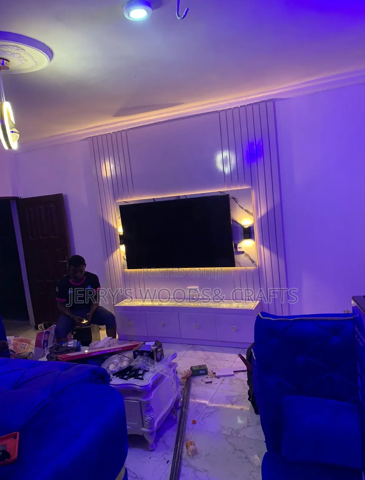 Wall Tv Console Stand