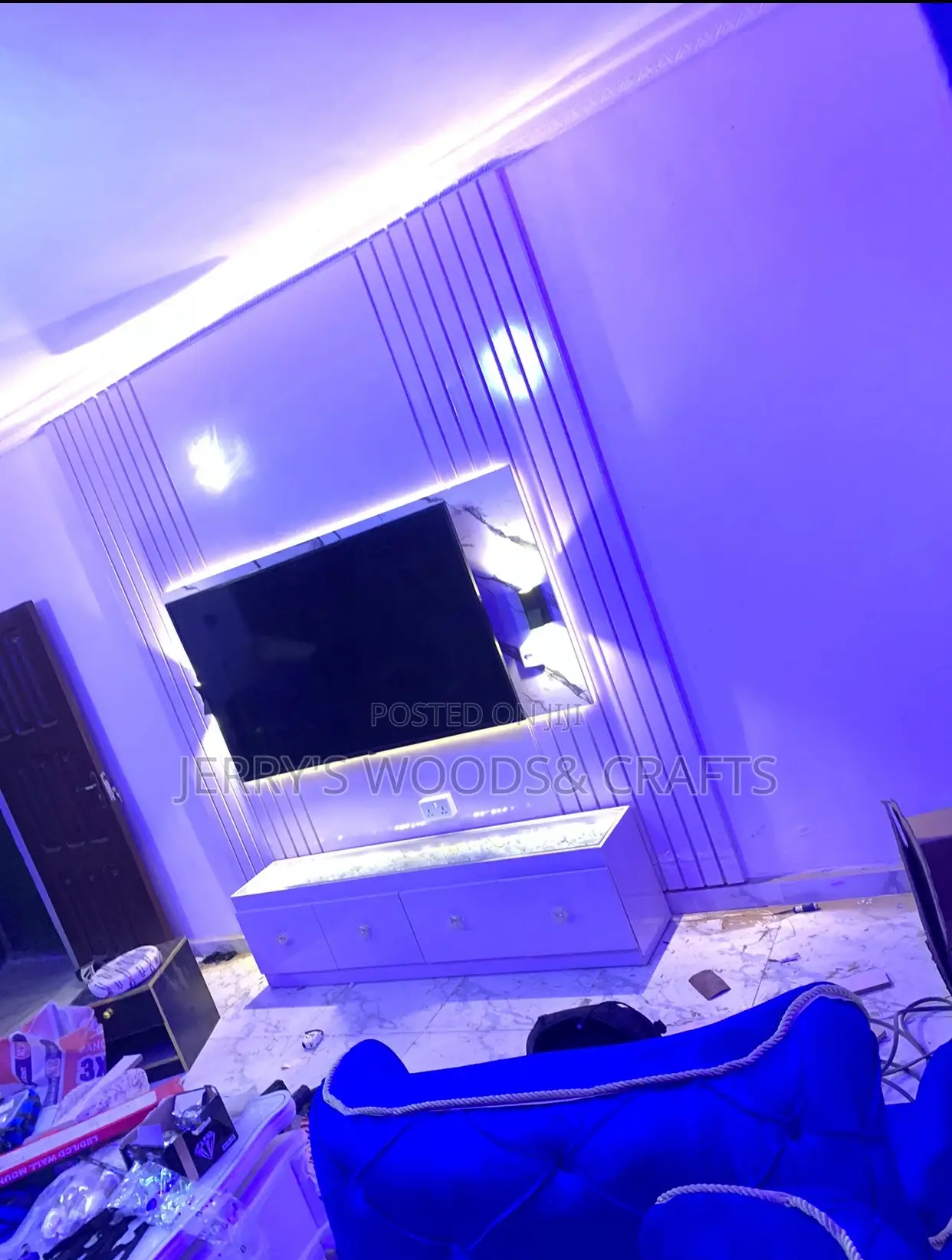 Wall Tv Console Stand
