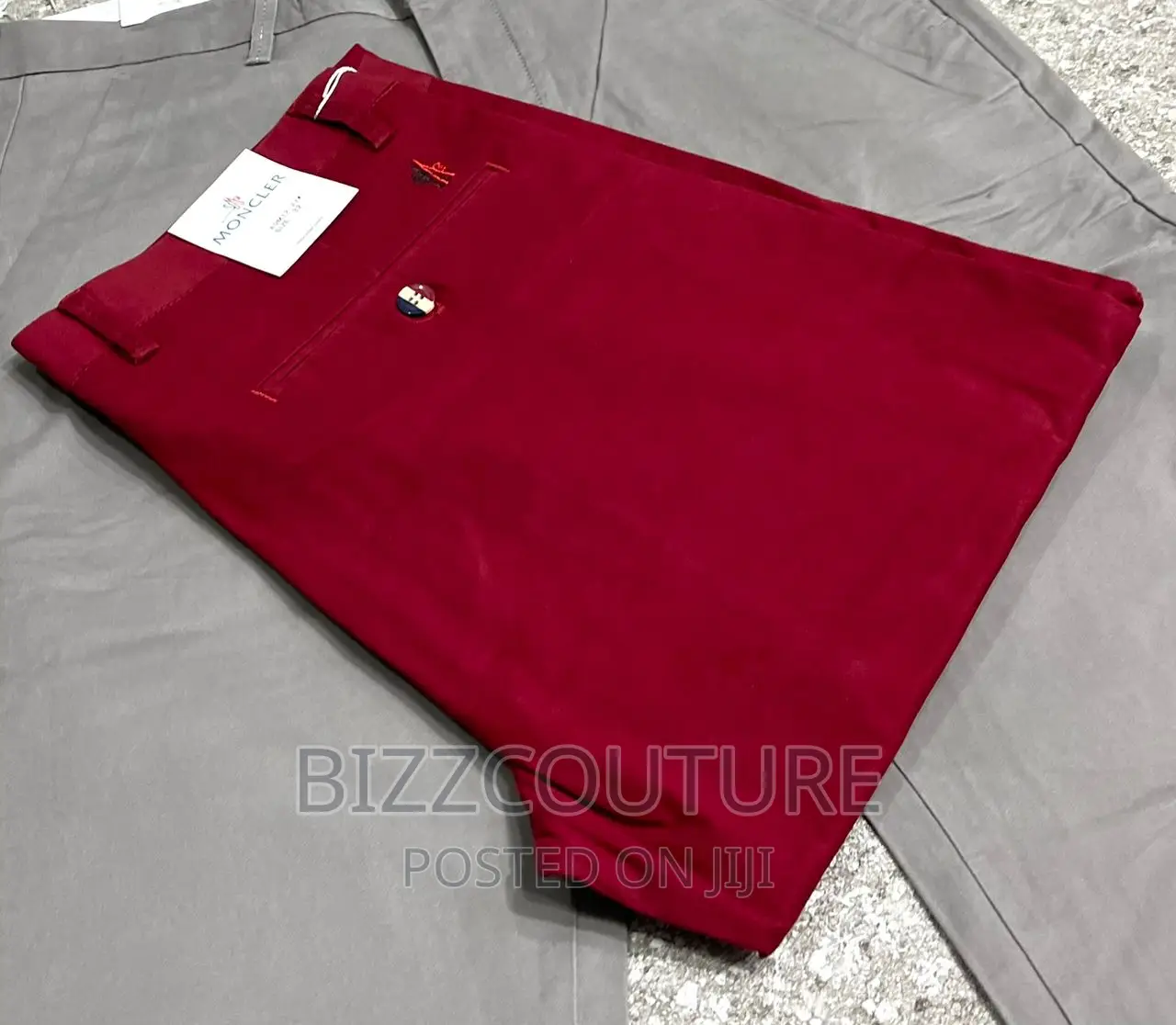 Original MONCLER CHINOS Available in Store