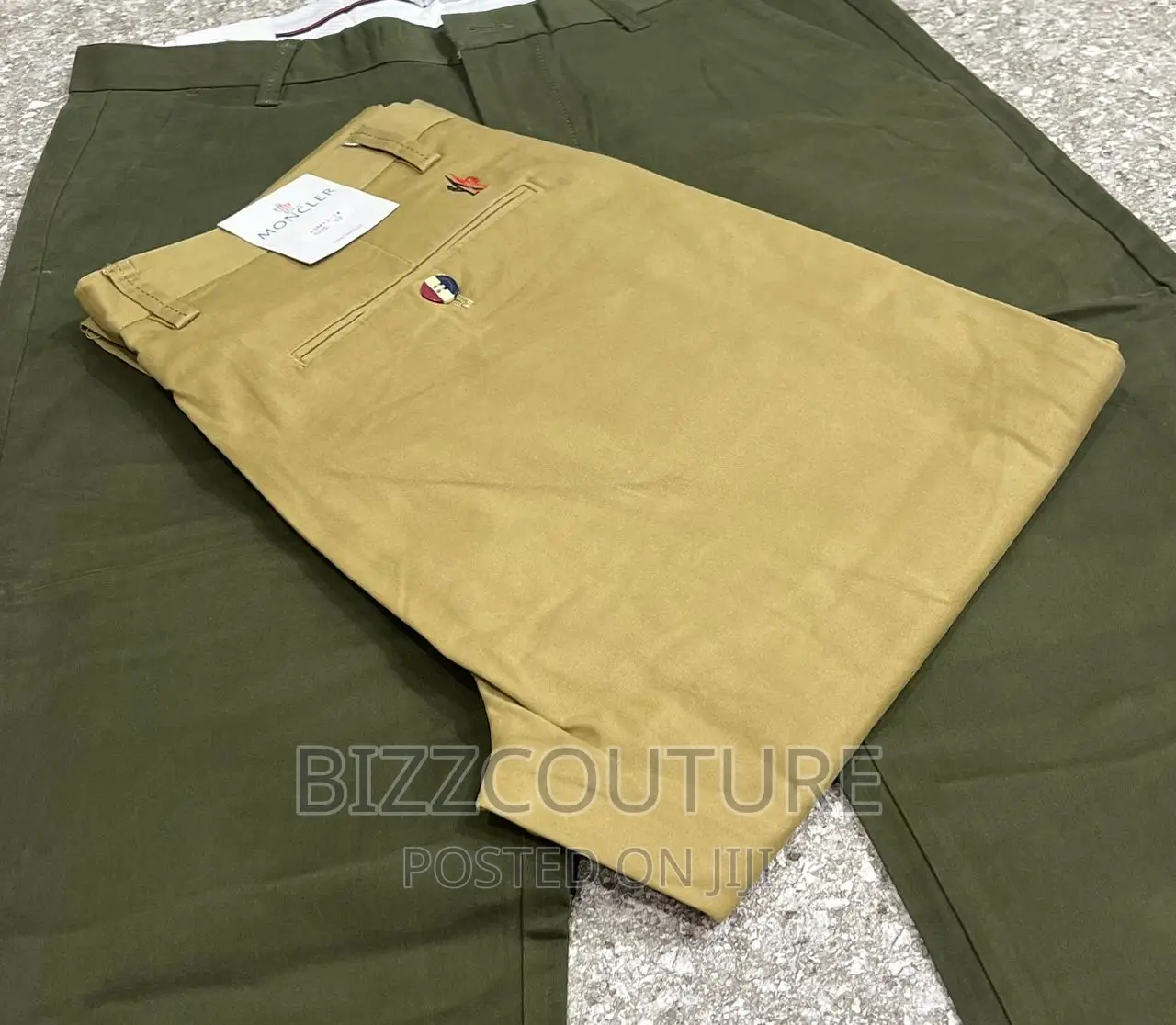 Original MONCLER CHINOS Available in Store