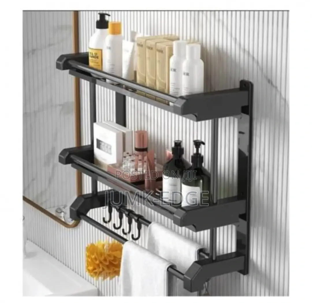 3 Tiers Wall Mounted Multipurpose Bathroom Rack