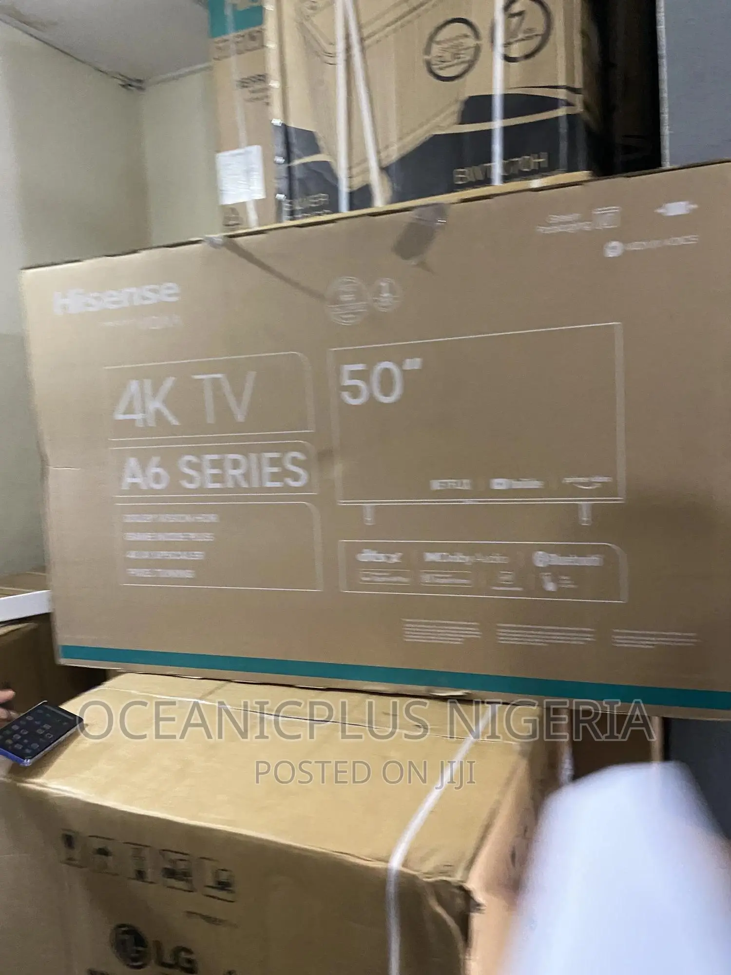New Hisense 50" TV A6 Series(50A6K) With Antenna Input