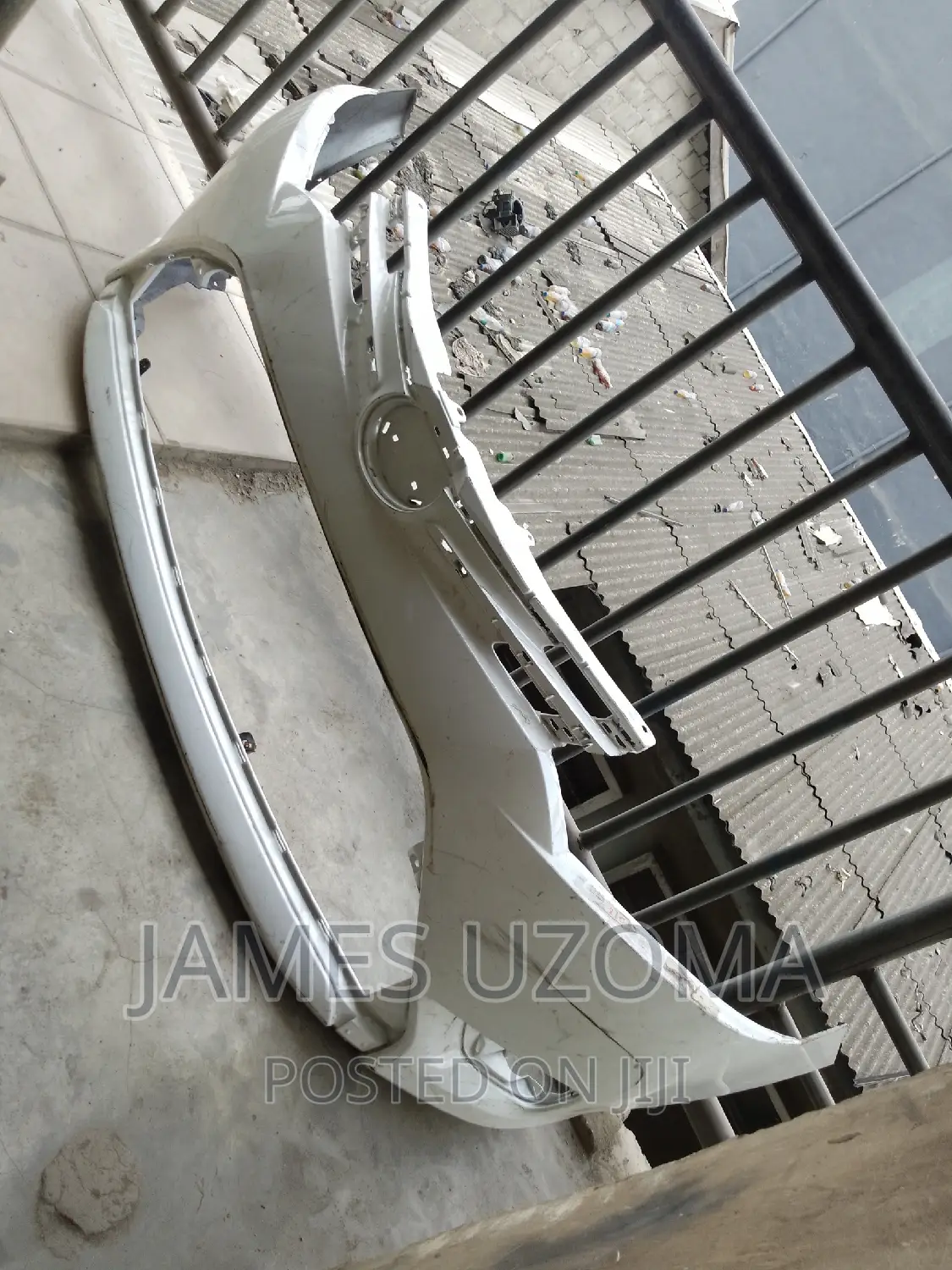 Empty Front Bumper Toyota Yaris Saloon 2014 Model
