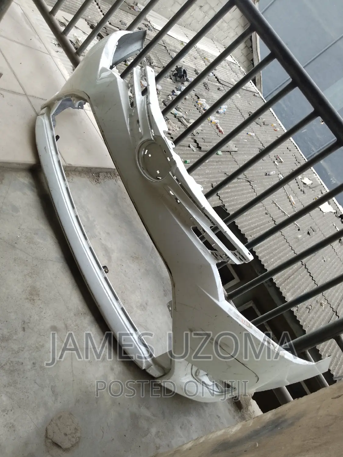 Empty Front Bumper Toyota Yaris Saloon 2014 Model