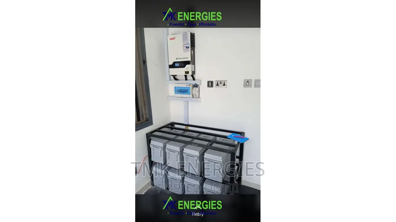 10kva Installation (96V)With 8 Batteries and 16 Solar Panel
