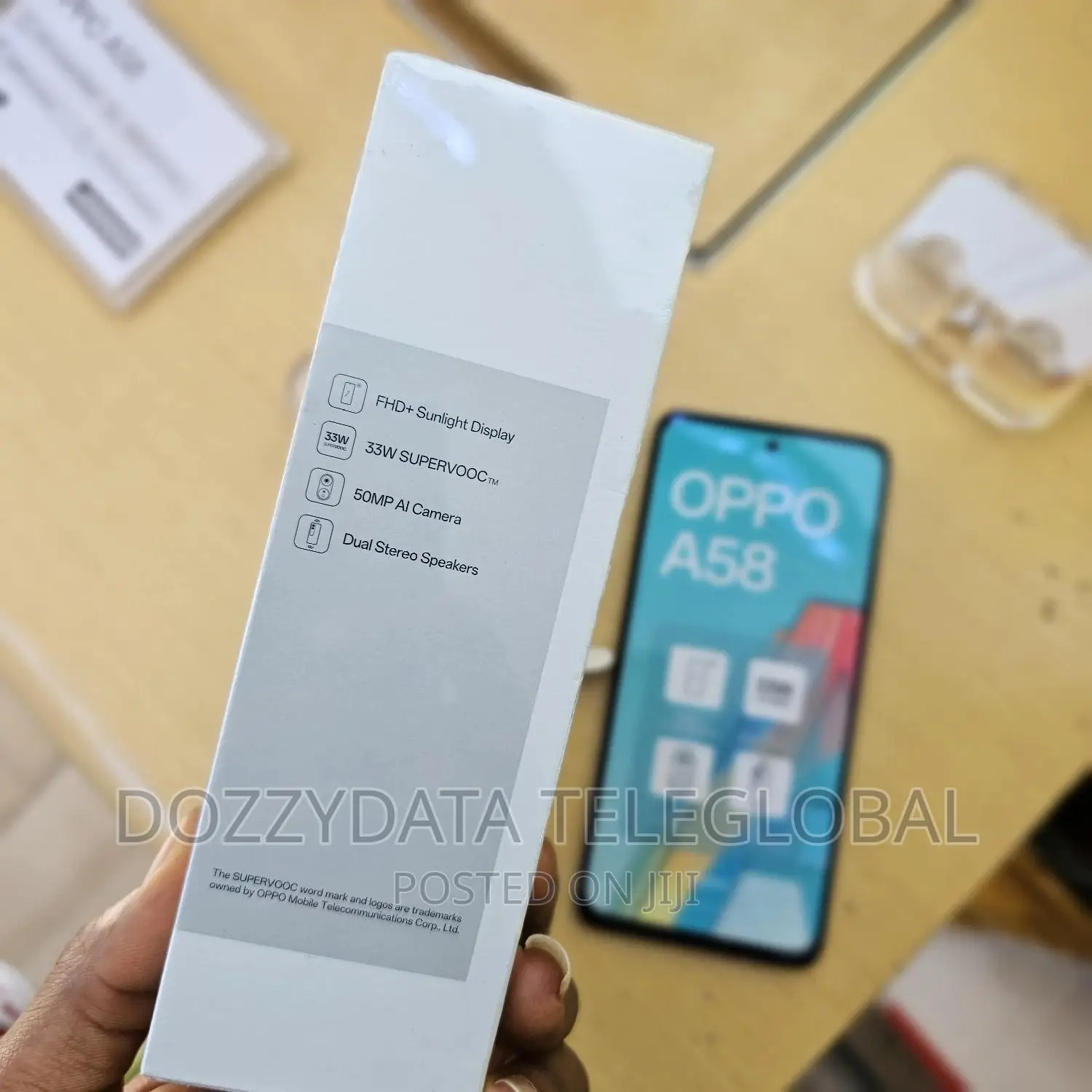 New Oppo A58 128 GB Gray