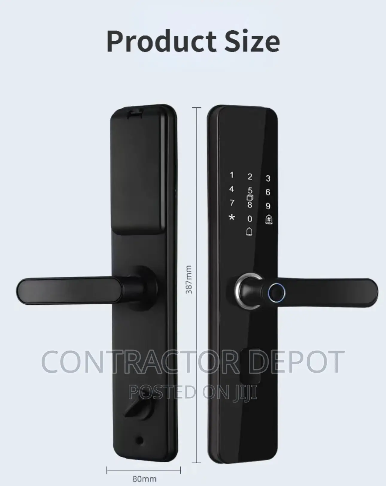 Semi Automatic Fingerprint Lock, Household Anti-Theft Door