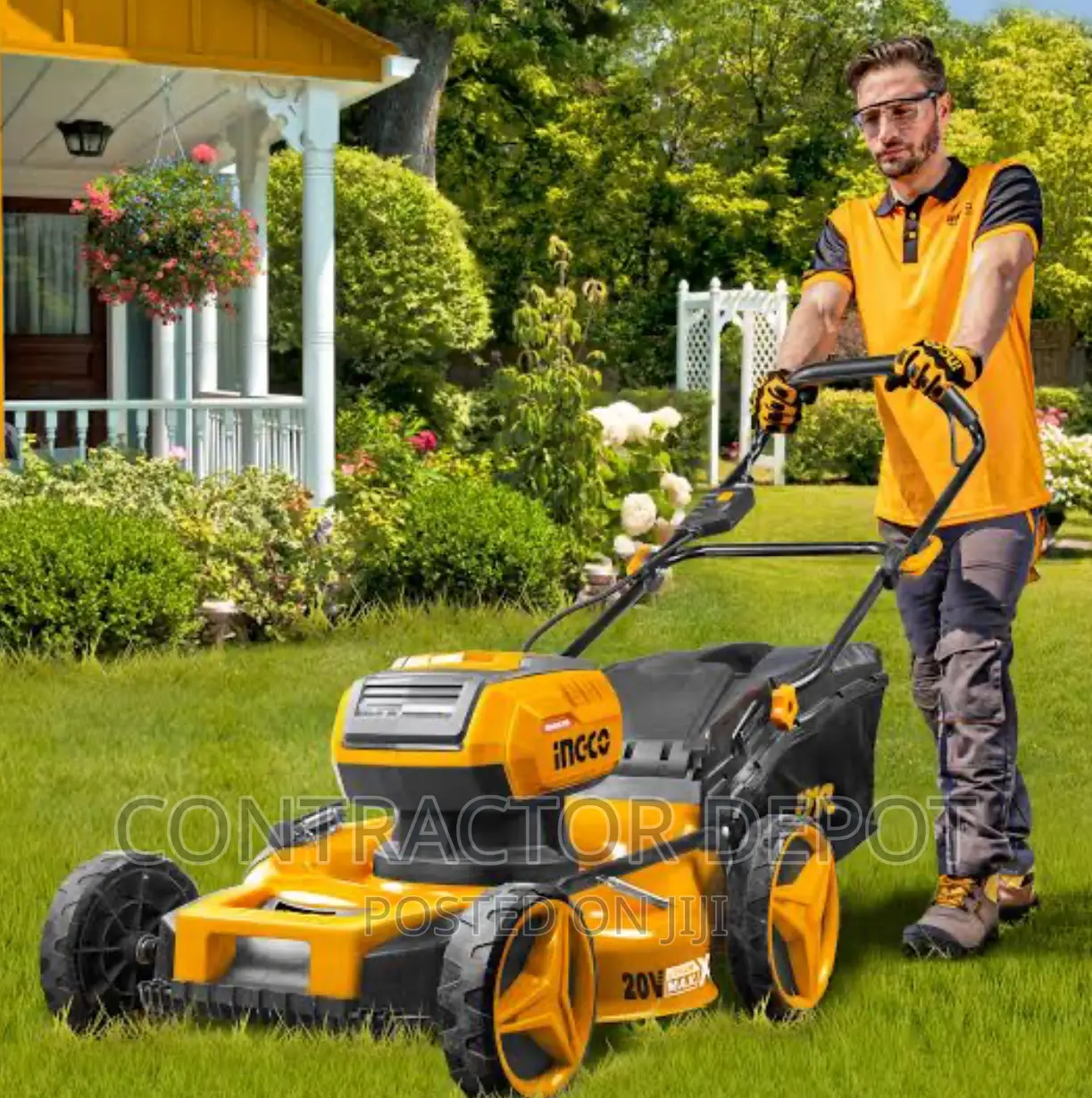 INGCO Lithium-Ion Cordless Lawn Mower 40V 20" Inch
