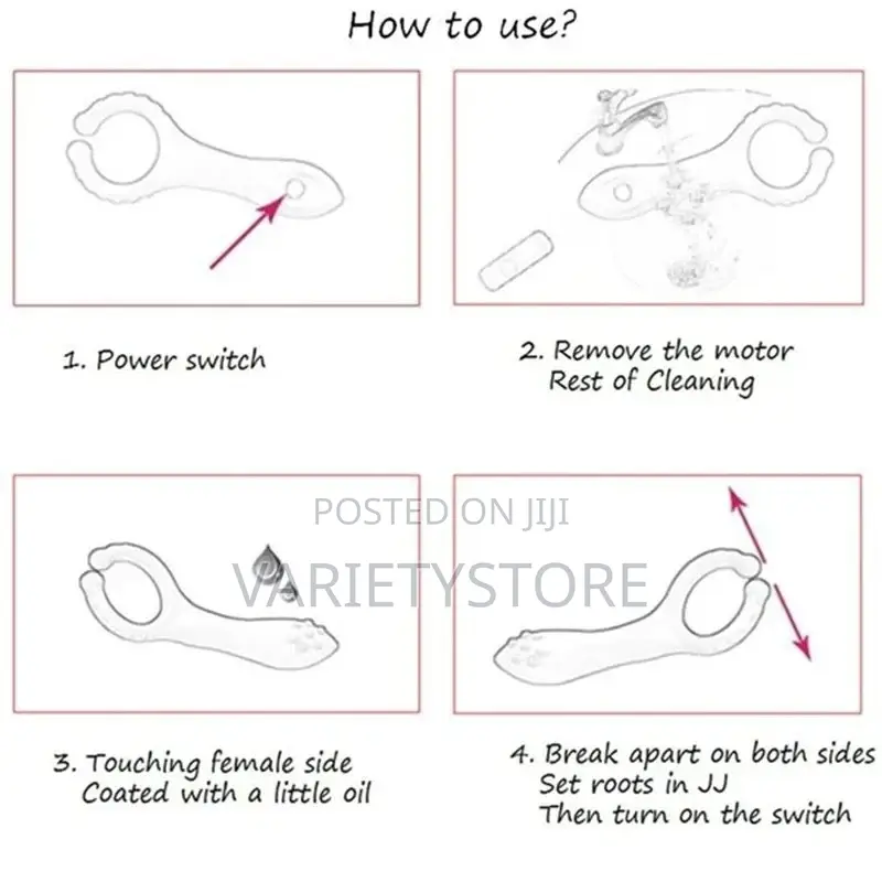 G-Spot Vibrator Nipple Massage Penis Vibration Clip Sex Toy
