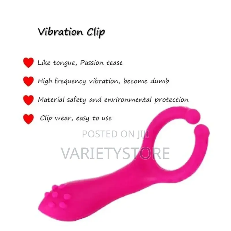 G-Spot Vibrator Nipple Massage Penis Vibration Clip Sex Toy
