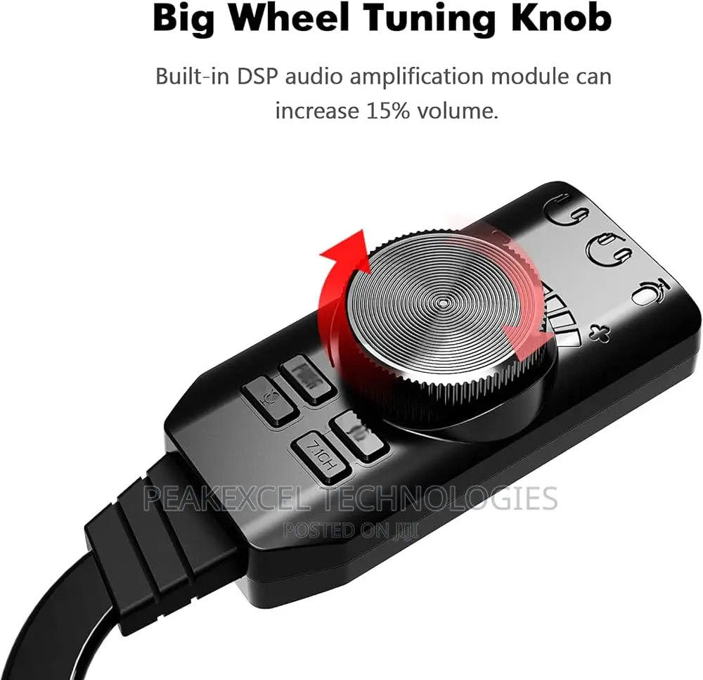 USB External Sound Card || USB to 3.5 Mm Audio Adapter