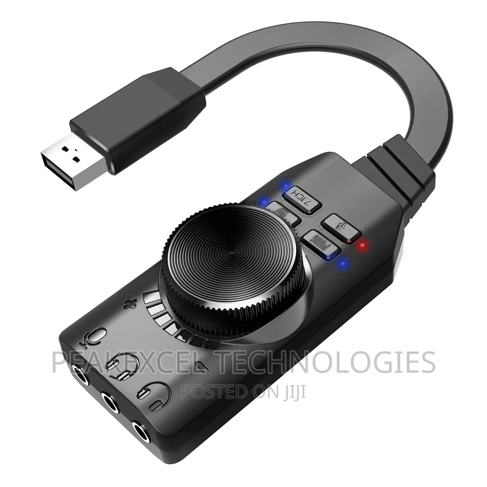 USB External Sound Card || USB to 3.5 Mm Audio Adapter