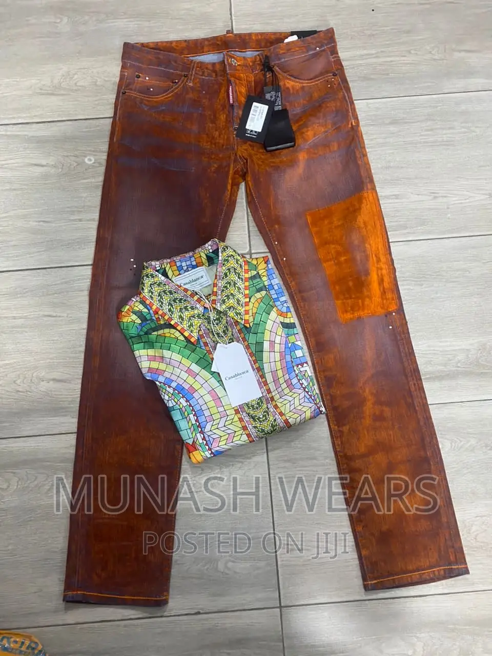 Luxury Original Italian Casablanca With Pant Jean