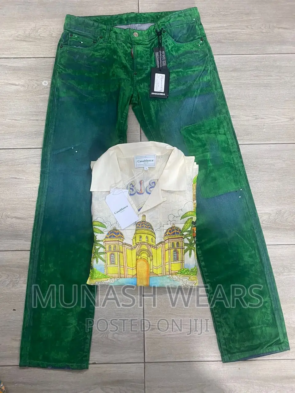 Luxury Original Italian Casablanca With Pant Jean